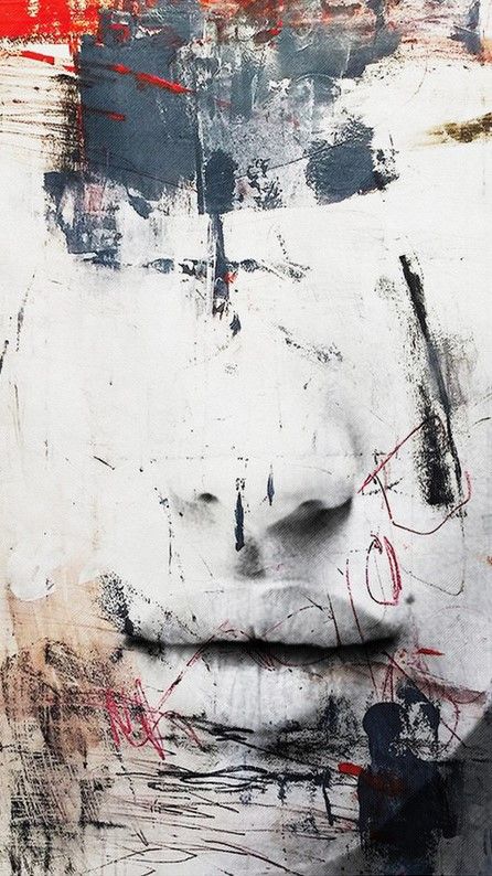 Girl Abstract art - wall Art
