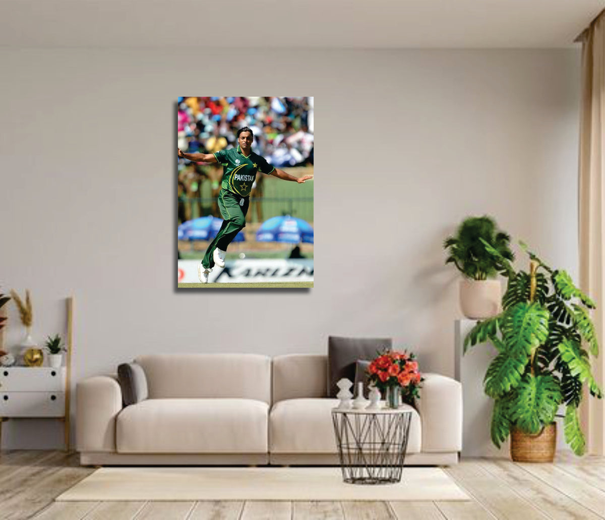 Shoaib Akhtar - cricket wall art