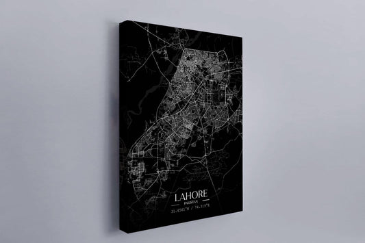 Aesthetic edits - Lahore map