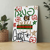gucci glitter art