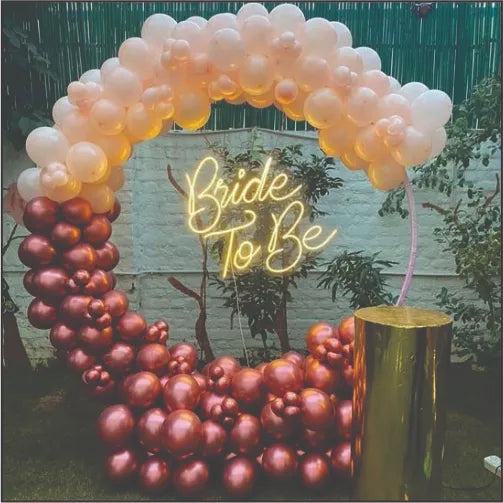 Bride to be wedding neon sign