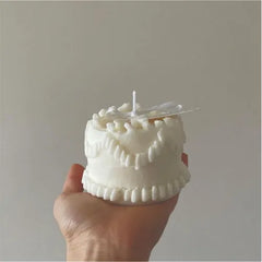 Bento Cake Round Decorative Candle