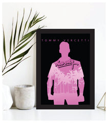 Grand Theft Auto.Tommy Vercetti illustration poster