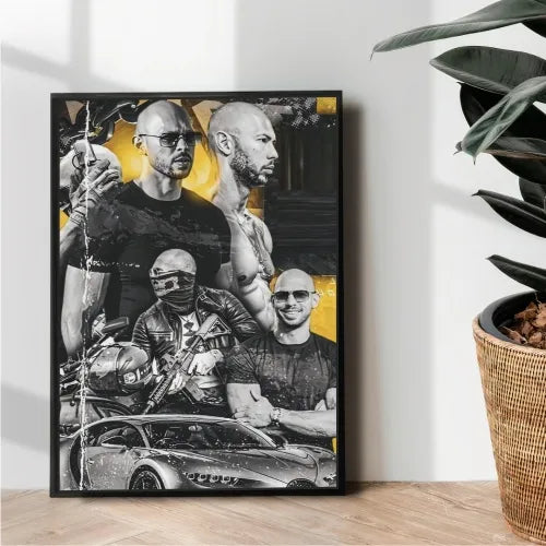 andrew tate top g Mafia lifestyle - wall art