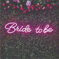 Bride to be wedding neon sign