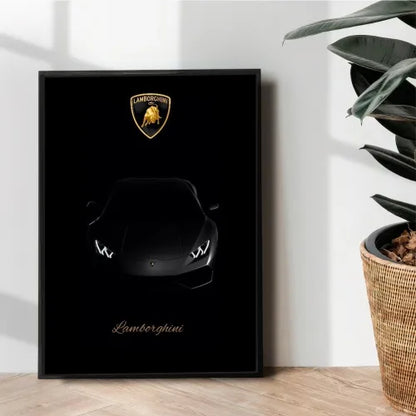 Lamborghini Huracan devil poster illustration design - wall art