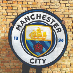 Manchester City rug - fluffy rugs