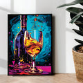 Drink the Colours Abstract art  - wall Art