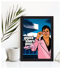 Grand Theft auto Sonny Forelli illustration poster