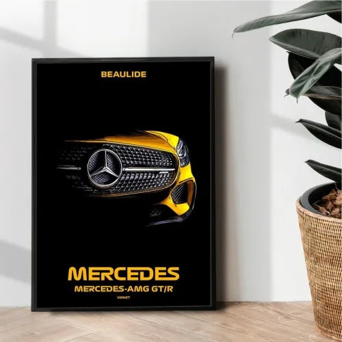 Mercedes AMG GT/R poster design - wall art