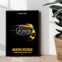Mercedes AMG GT/R poster design - wall art