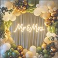 Mr & Mrs wedding neon sign