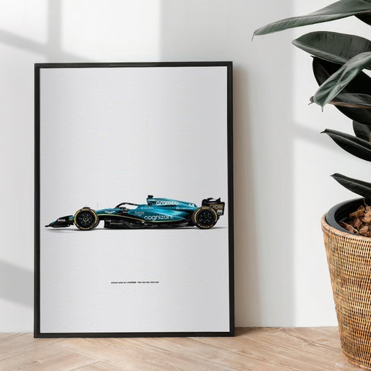 Aston Martin AMR22 - wall art