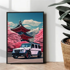 Mercedes-Benz G-Class poster illustration - wall art