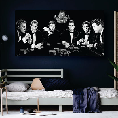 James Bond B&W - wall art