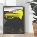 Aston Martin V8 vintage - wall art
