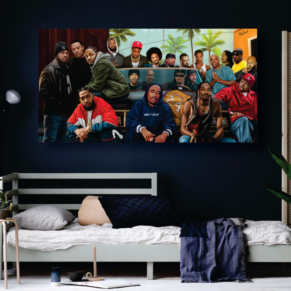 Hip hop rappers - wall art