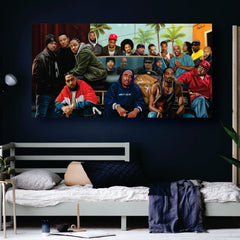 Hip hop rappers - wall art