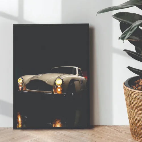 1957 Aston Martin DB mark III poster design - wall art