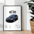 BMW M5 E60 - wall art