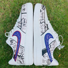 Nike Airforce x Comic Art Hand Painted