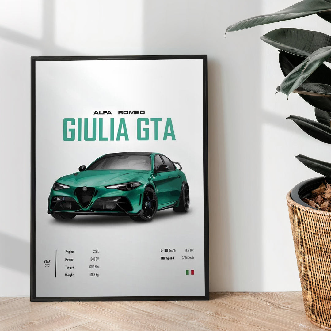 Guilia GTA - wall art