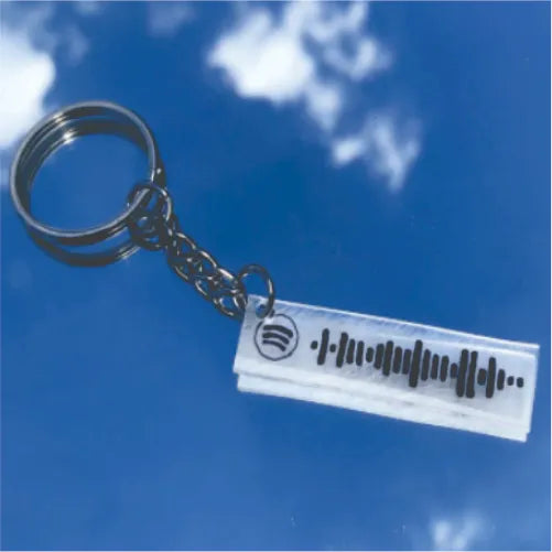QR Spotify Keychain