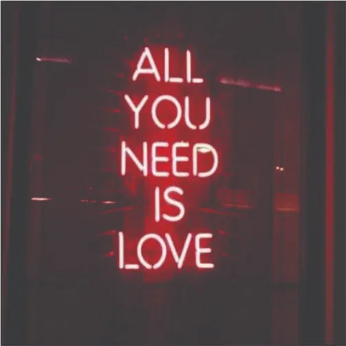 All you need is love wedding neon sign