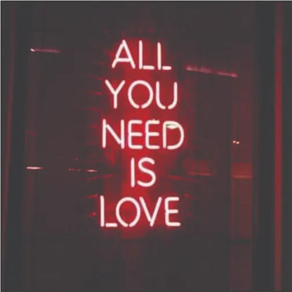 All you need is love wedding neon sign