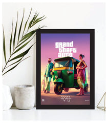 Gta 6 Indian version Poster design