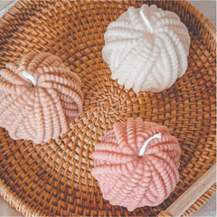 Purl and Poem Decorative Candle