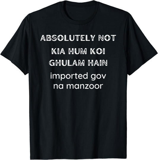 Quotes of Imran khan Fight like a khan - t shirt