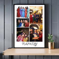 Custom collage Polaroid Style with Name.