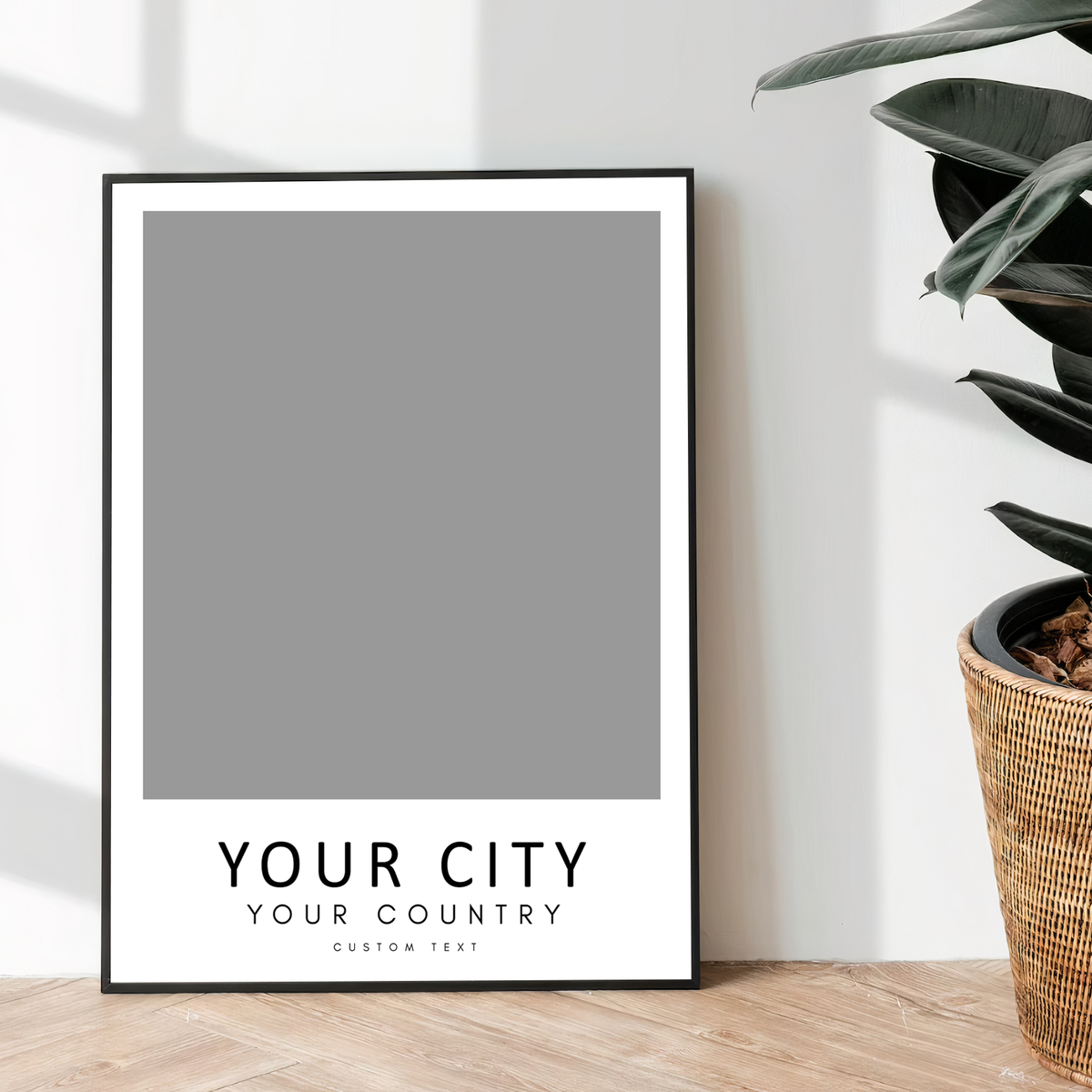 Custom City Map - Add Your Own City Name