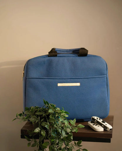 French Blue Laptop Bag