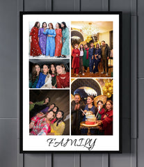 Custom collage Polaroid Style with Name.