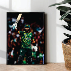 Iftikhar Ahmed - cricket wall art