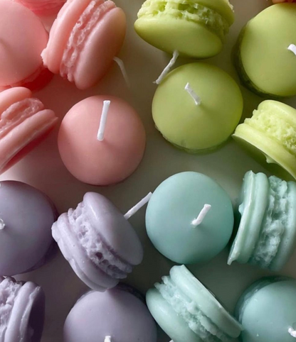 Macaron box of 6 - Decorative Candle