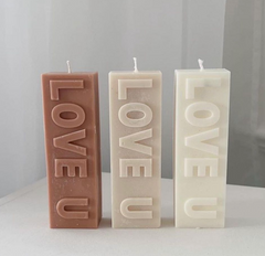 Love U bar - Decorative Candle