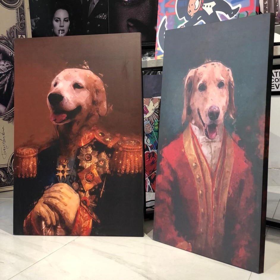 Custom Pet Colored Portrait