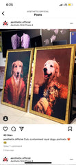 Custom Pet Colored Portrait