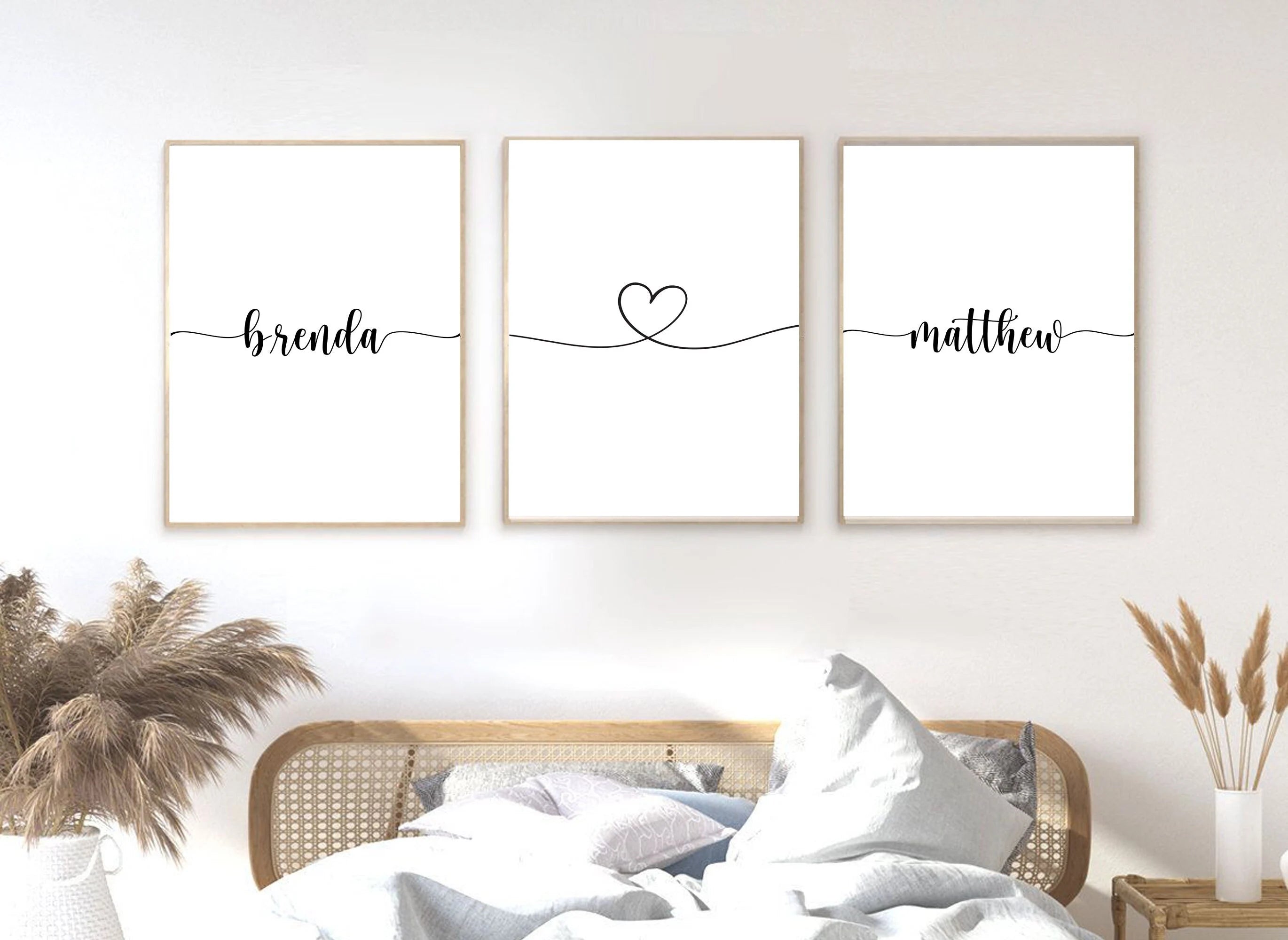Custom SET OF 3 Frames