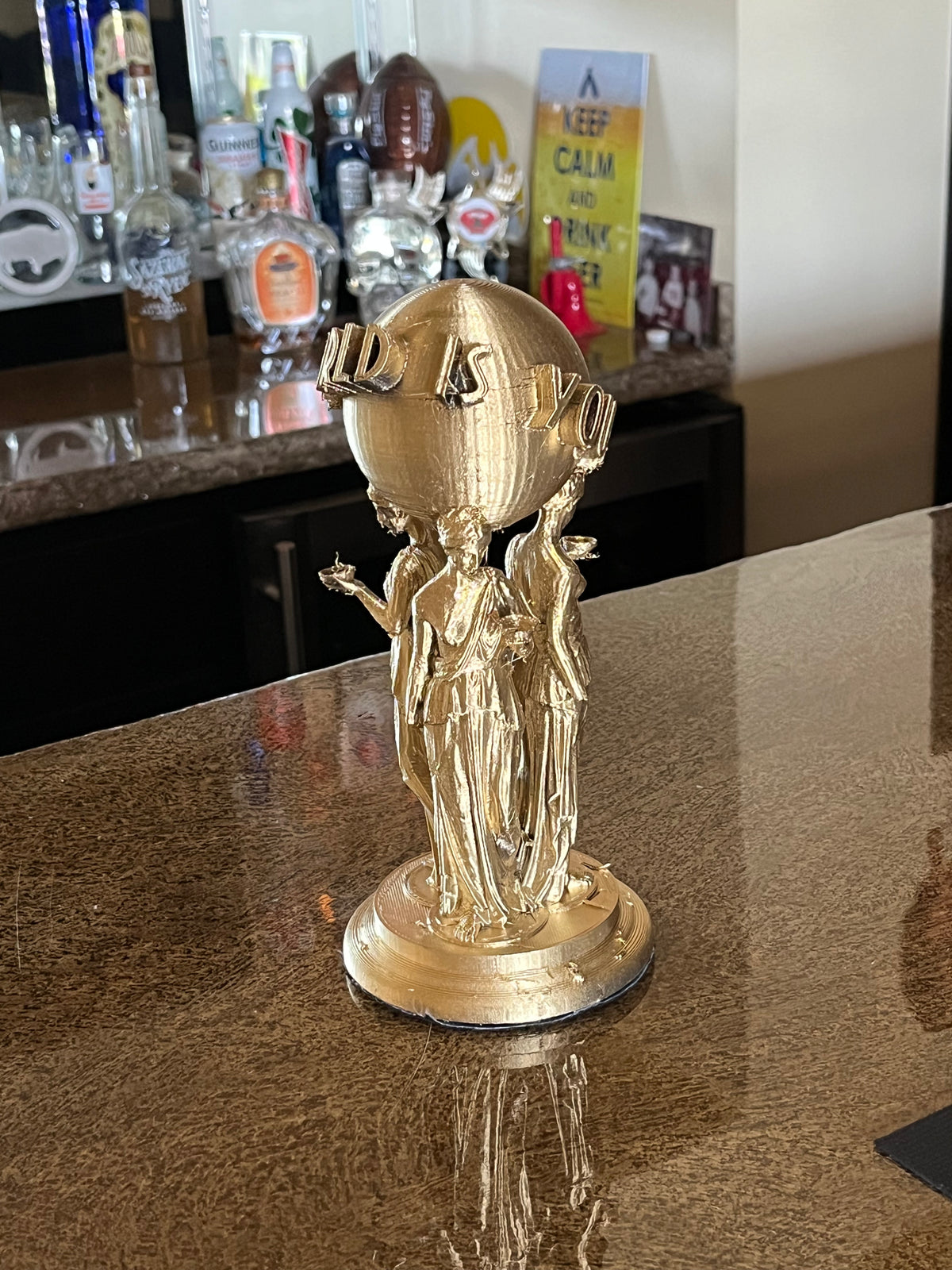 The World is Yours - 3D Printed