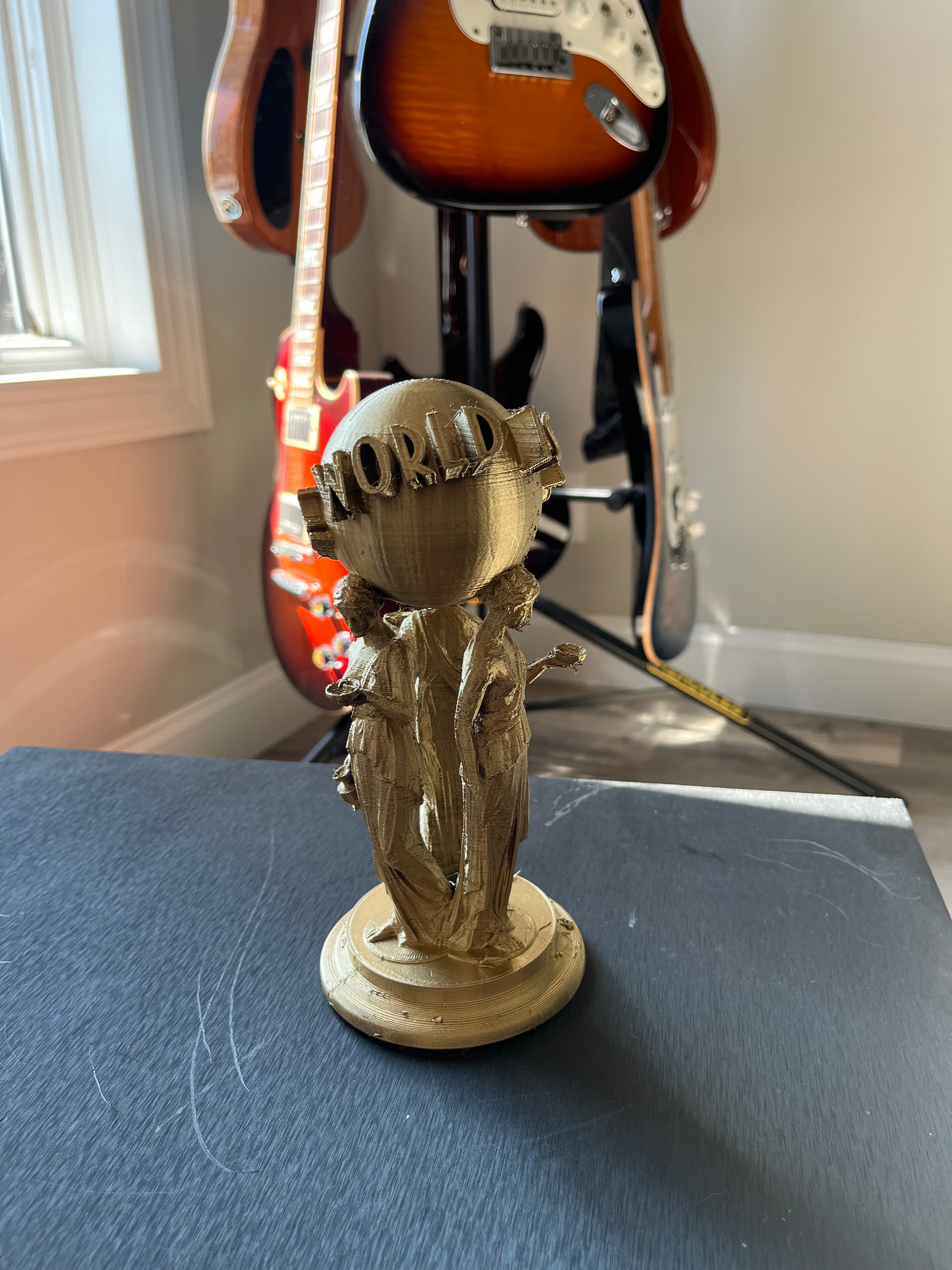 The World is Yours - 3D Printed