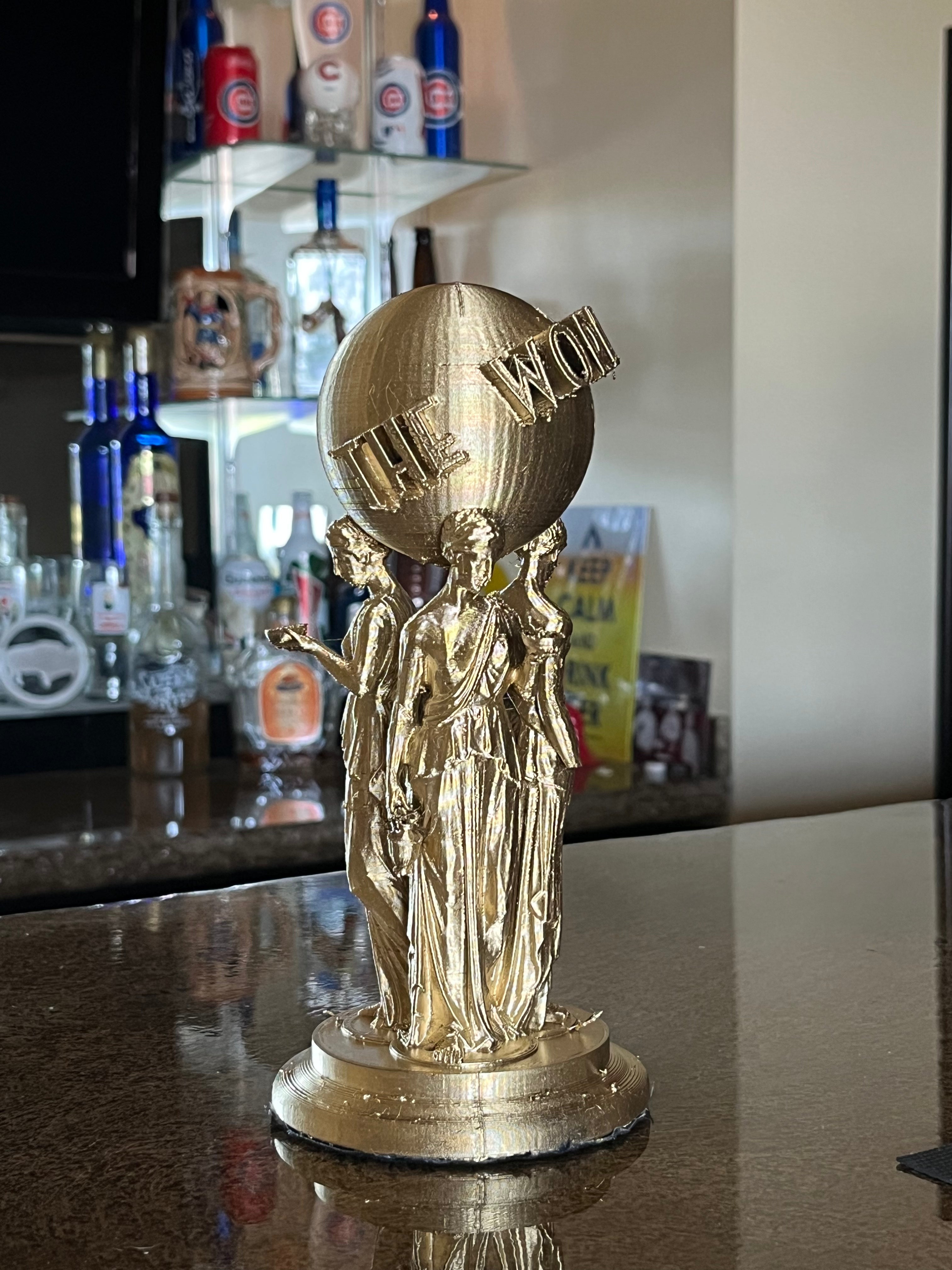 The World is Yours - 3D Printed