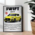 Swift sport - wall art