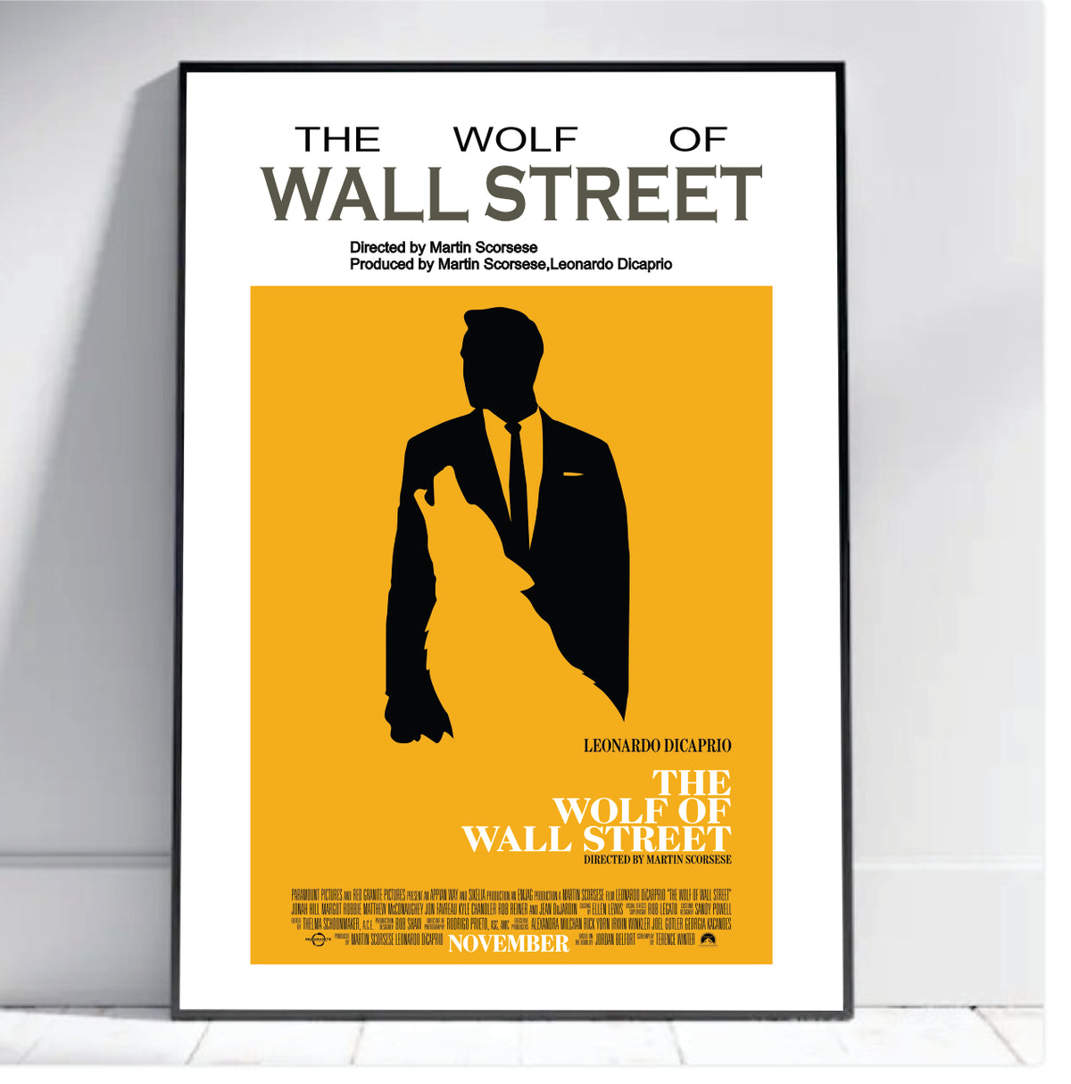 The Wolf Of Wall Street - wall art