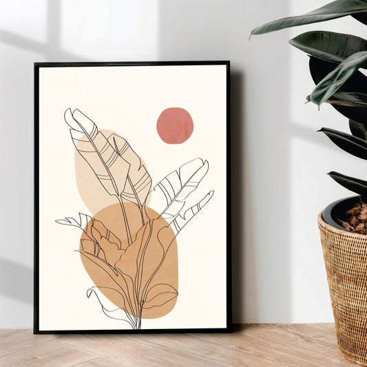 old plant Abstract Art - wall art