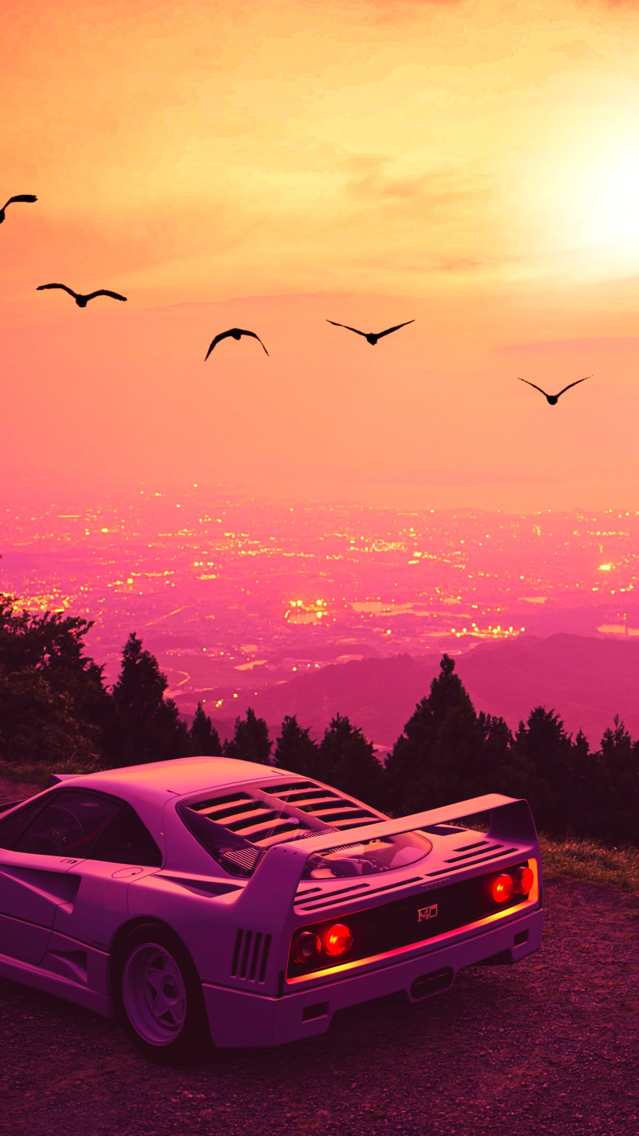 Ferrari F40 - wall art
