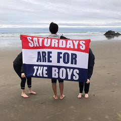 Saturdays Are for the Boys Flag